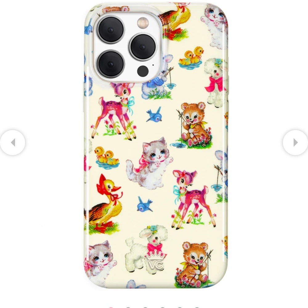 Velvet Caviar Baby Animals iPhone 14 ProMax case